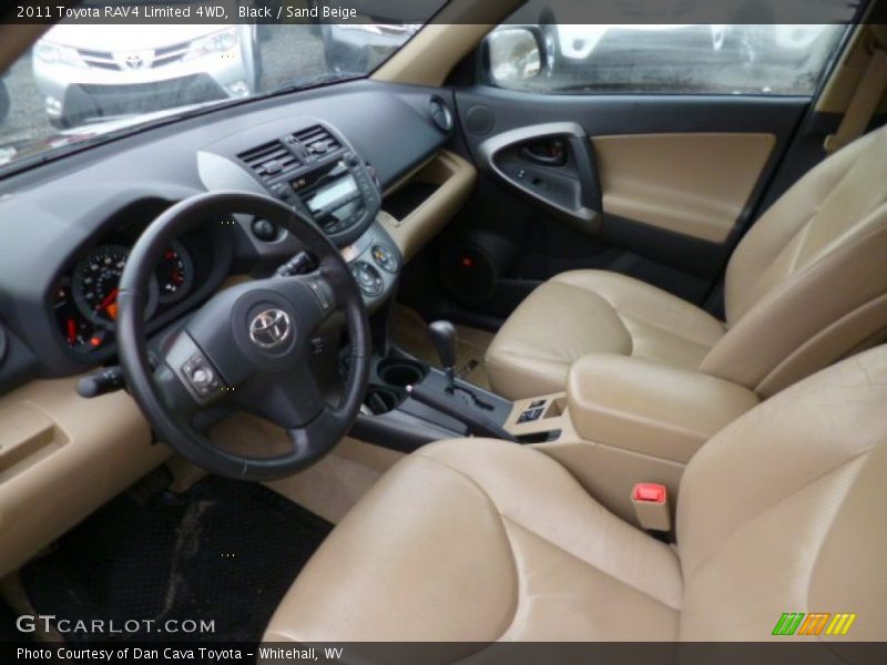 Black / Sand Beige 2011 Toyota RAV4 Limited 4WD