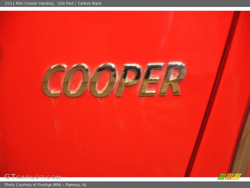 Chili Red / Carbon Black 2011 Mini Cooper Hardtop
