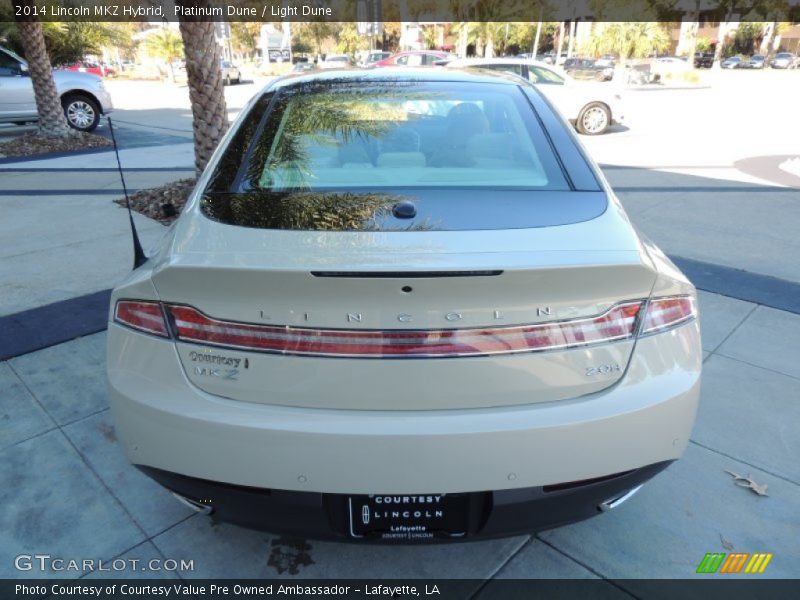 Platinum Dune / Light Dune 2014 Lincoln MKZ Hybrid