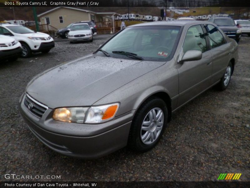 Graphite Gray Pearl / Gray 2001 Toyota Camry LE