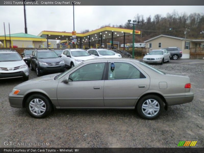 Graphite Gray Pearl / Gray 2001 Toyota Camry LE
