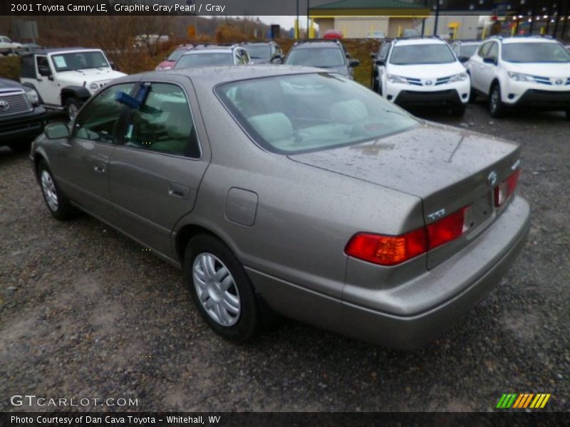 Graphite Gray Pearl / Gray 2001 Toyota Camry LE