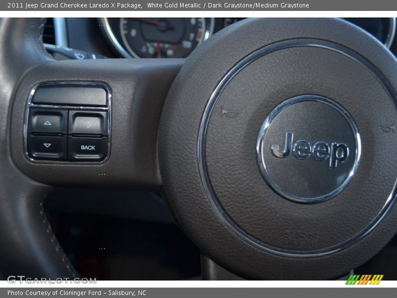 White Gold Metallic / Dark Graystone/Medium Graystone 2011 Jeep Grand Cherokee Laredo X Package