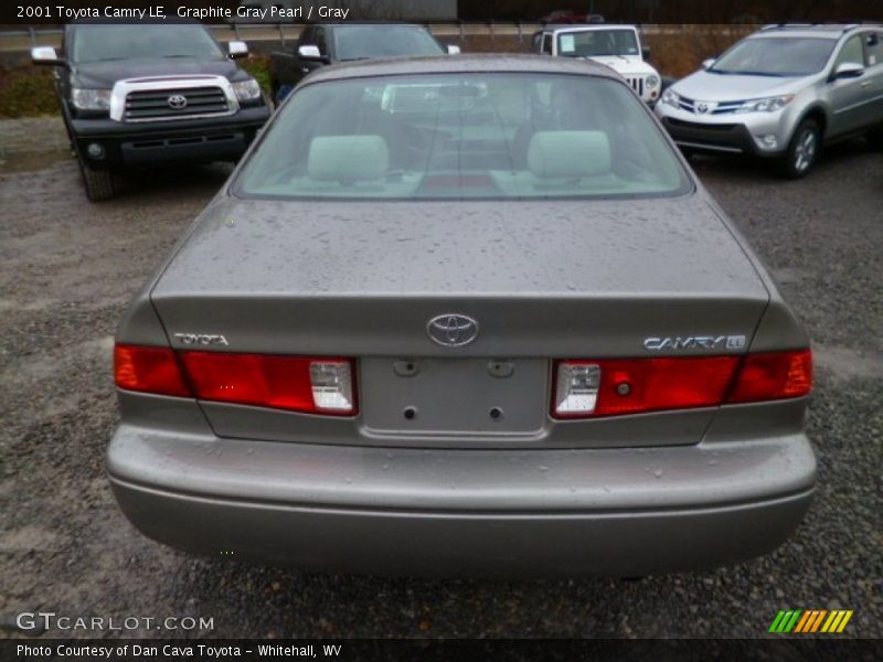 Graphite Gray Pearl / Gray 2001 Toyota Camry LE