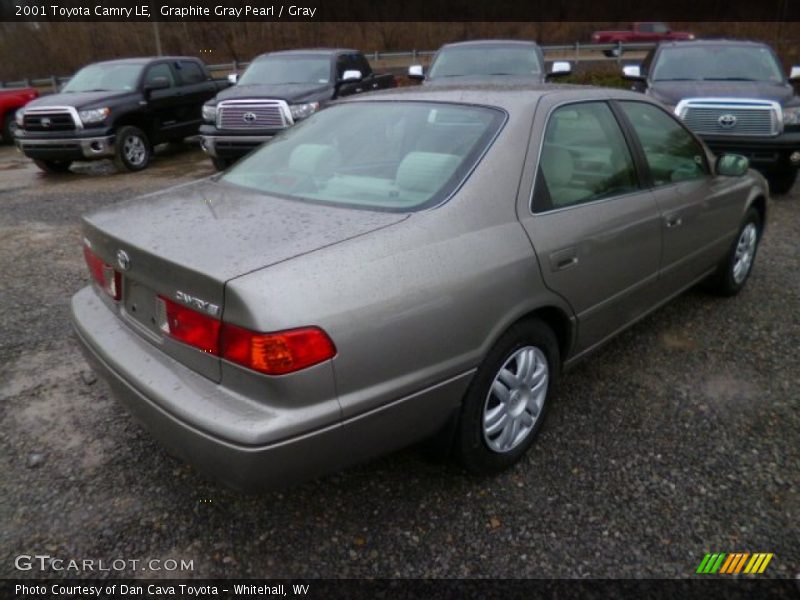 Graphite Gray Pearl / Gray 2001 Toyota Camry LE