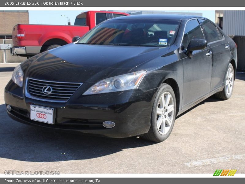 Obsidian Black / Black 2009 Lexus ES 350