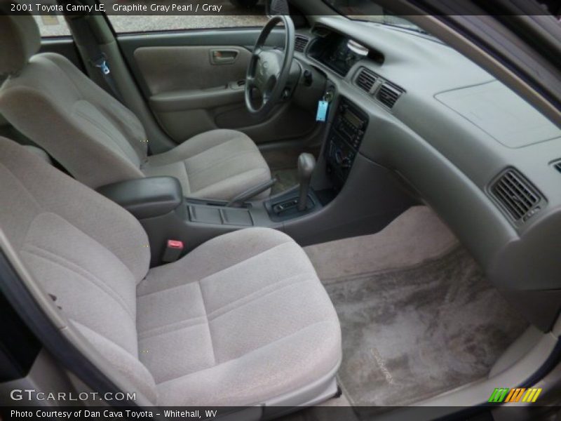 Graphite Gray Pearl / Gray 2001 Toyota Camry LE