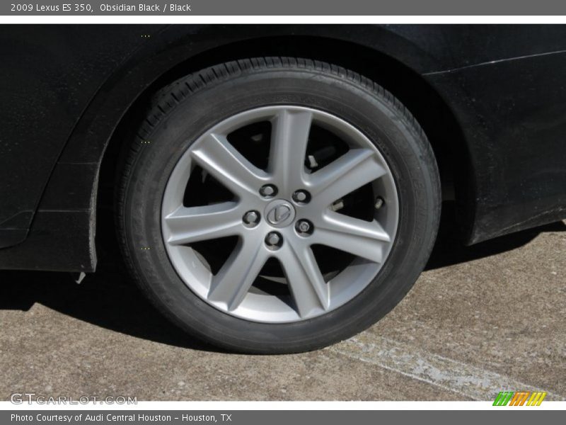 Obsidian Black / Black 2009 Lexus ES 350