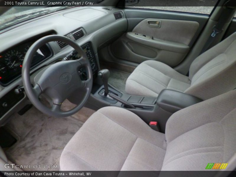 Graphite Gray Pearl / Gray 2001 Toyota Camry LE
