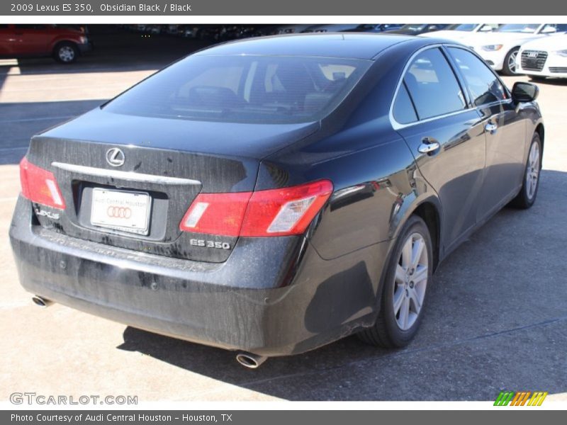 Obsidian Black / Black 2009 Lexus ES 350