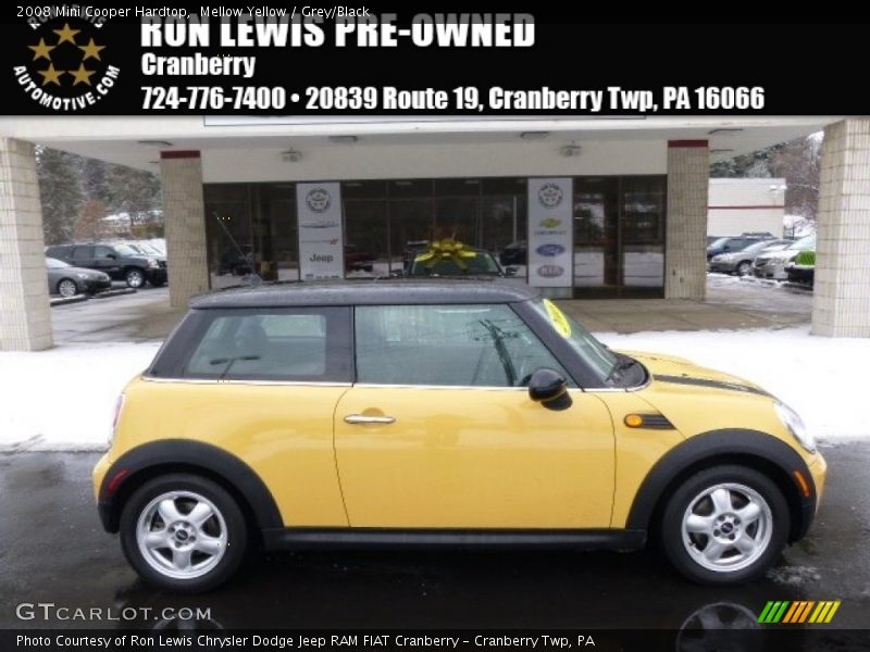 Mellow Yellow / Grey/Black 2008 Mini Cooper Hardtop