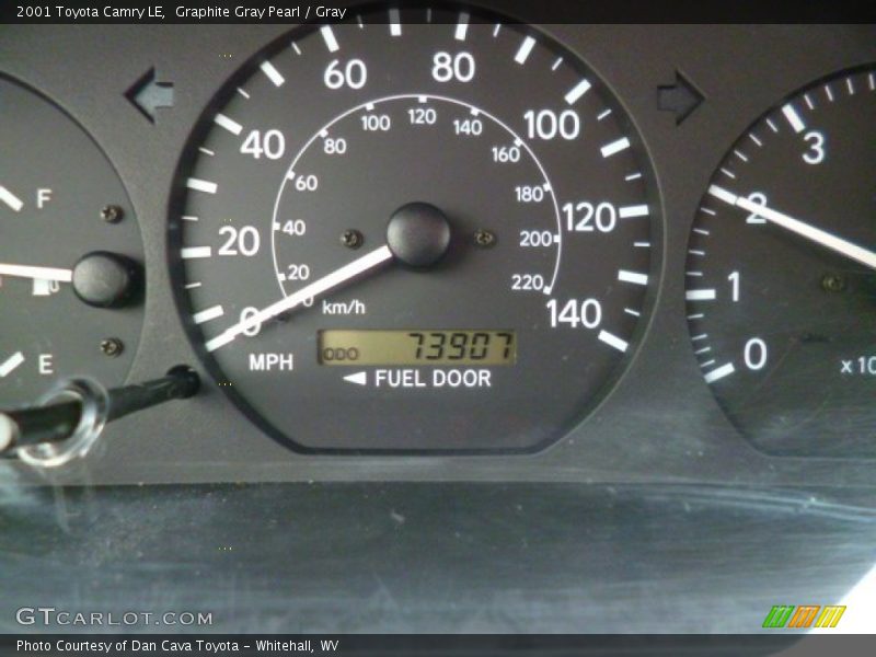 Graphite Gray Pearl / Gray 2001 Toyota Camry LE