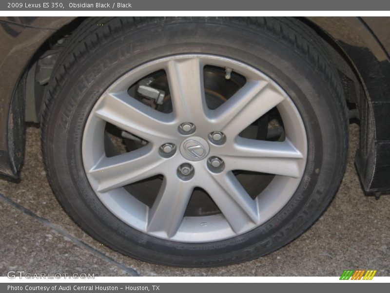 Obsidian Black / Black 2009 Lexus ES 350