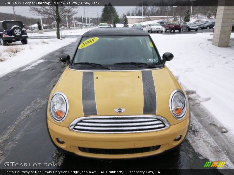 Mellow Yellow / Grey/Black 2008 Mini Cooper Hardtop