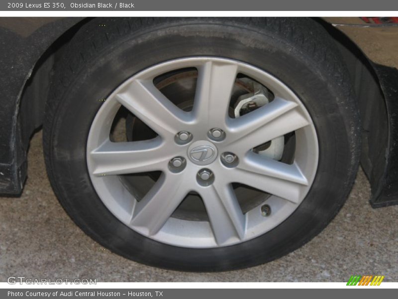 Obsidian Black / Black 2009 Lexus ES 350
