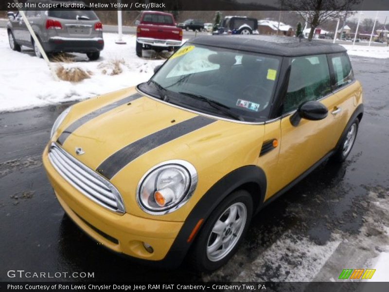 Mellow Yellow / Grey/Black 2008 Mini Cooper Hardtop