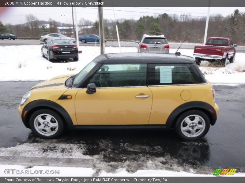 Mellow Yellow / Grey/Black 2008 Mini Cooper Hardtop