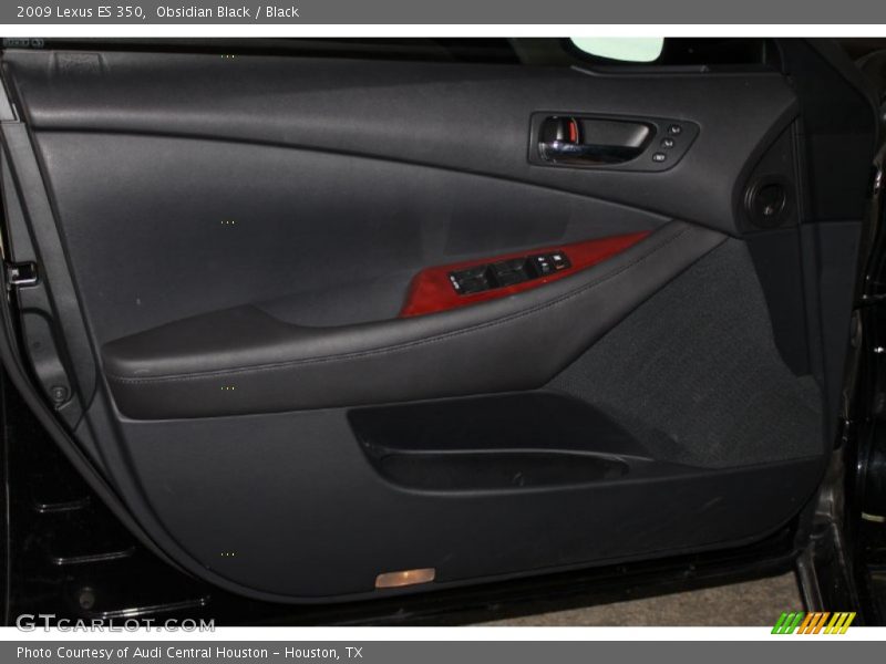 Obsidian Black / Black 2009 Lexus ES 350