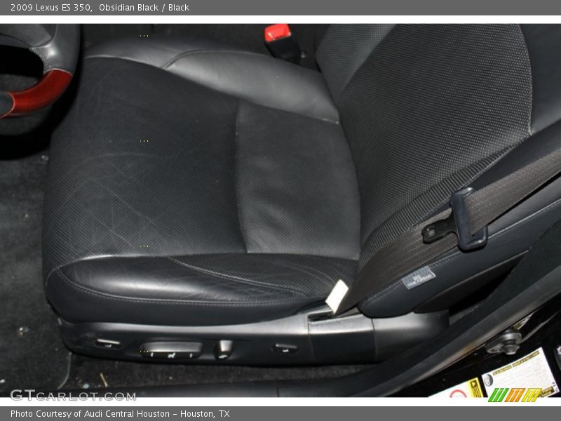 Obsidian Black / Black 2009 Lexus ES 350