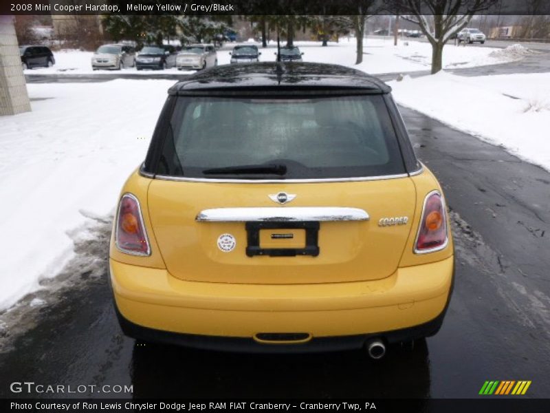 Mellow Yellow / Grey/Black 2008 Mini Cooper Hardtop