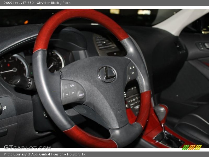 Obsidian Black / Black 2009 Lexus ES 350