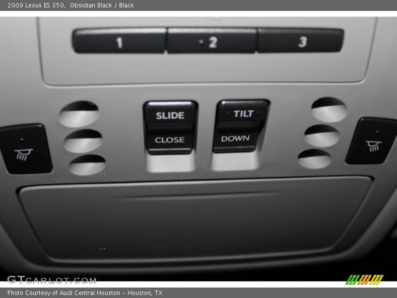 Obsidian Black / Black 2009 Lexus ES 350