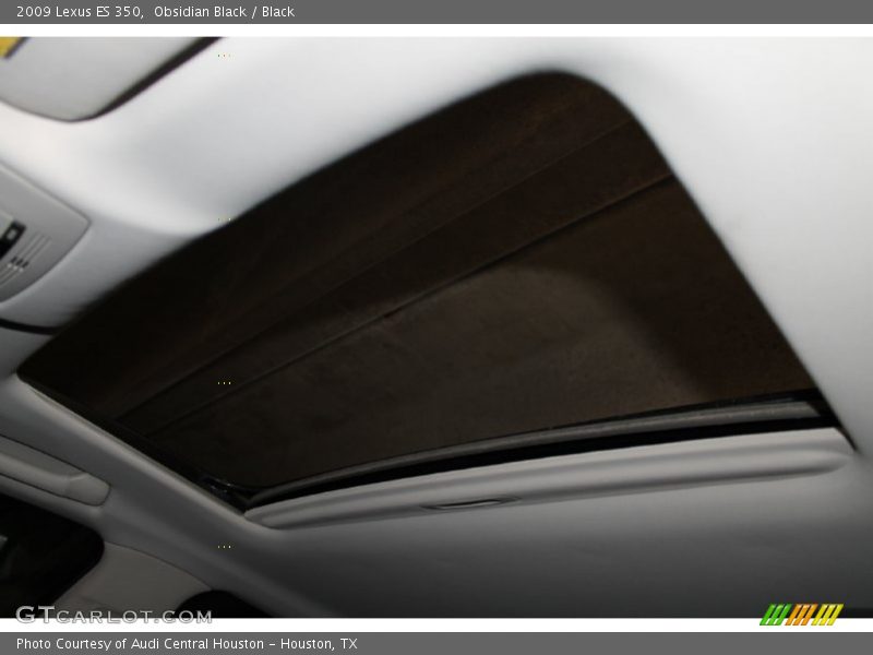 Obsidian Black / Black 2009 Lexus ES 350