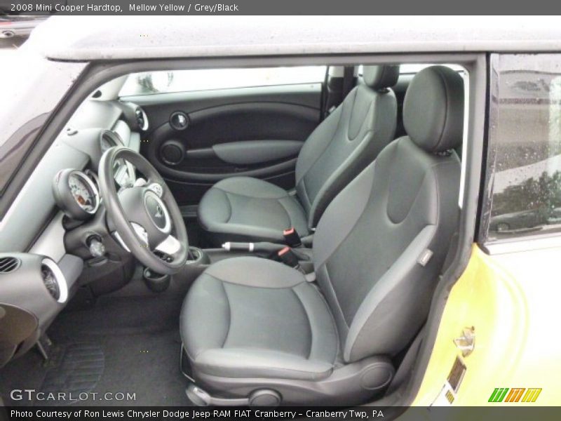 Mellow Yellow / Grey/Black 2008 Mini Cooper Hardtop