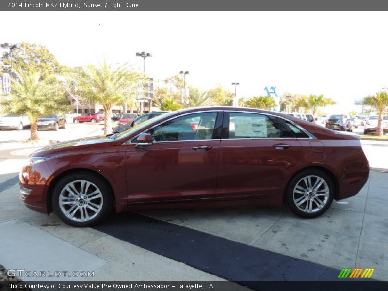 Sunset / Light Dune 2014 Lincoln MKZ Hybrid