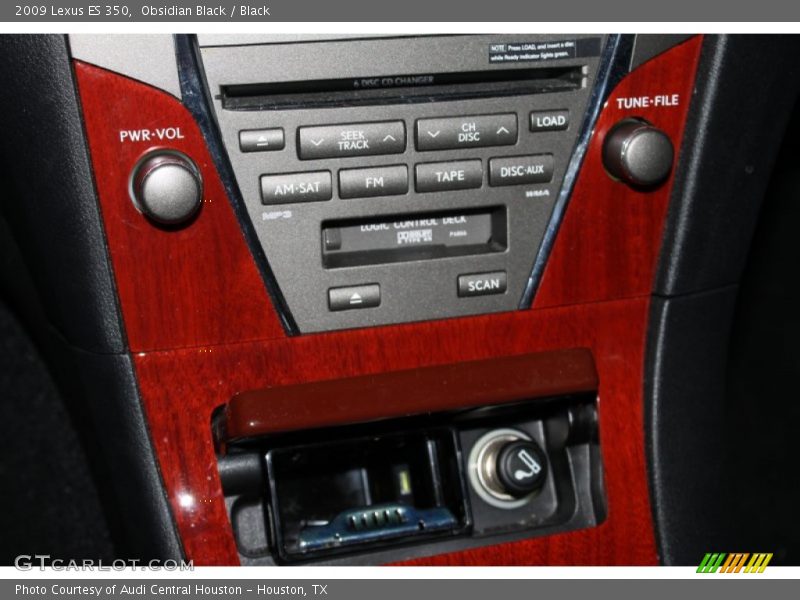 Obsidian Black / Black 2009 Lexus ES 350