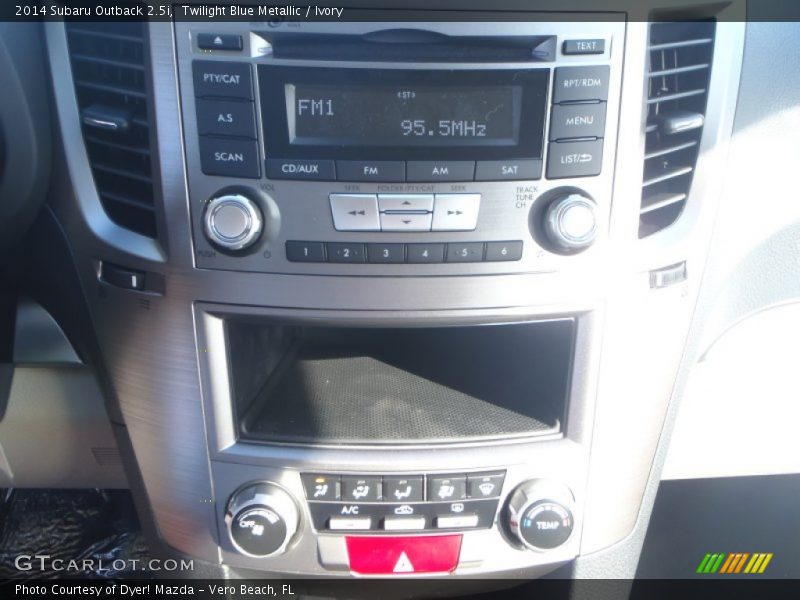 Twilight Blue Metallic / Ivory 2014 Subaru Outback 2.5i