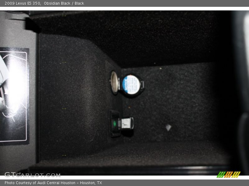 Obsidian Black / Black 2009 Lexus ES 350