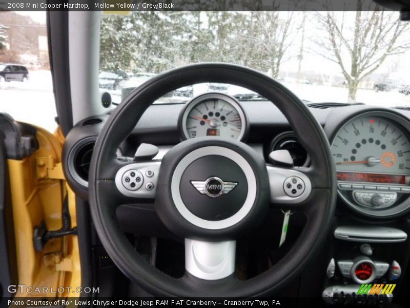 Mellow Yellow / Grey/Black 2008 Mini Cooper Hardtop