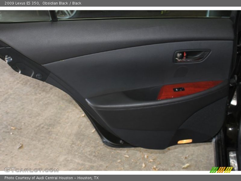 Obsidian Black / Black 2009 Lexus ES 350