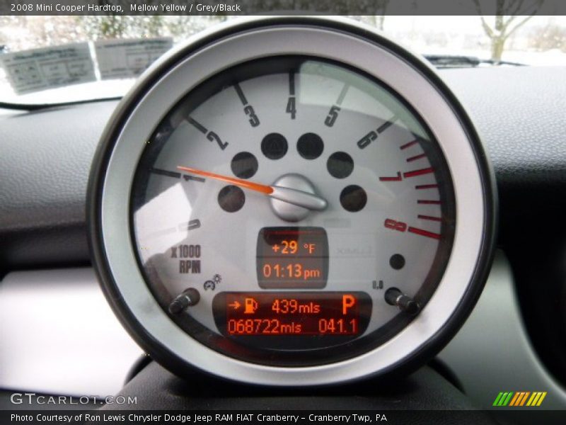 Mellow Yellow / Grey/Black 2008 Mini Cooper Hardtop