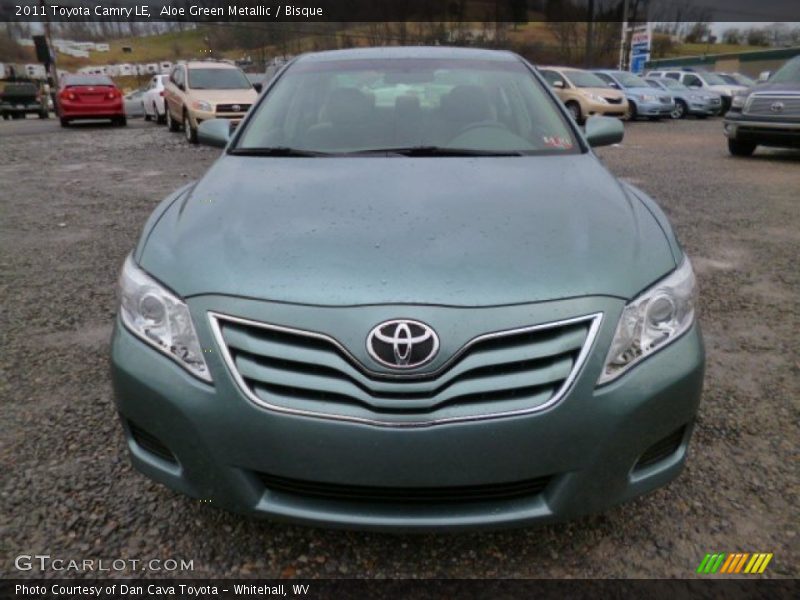 Aloe Green Metallic / Bisque 2011 Toyota Camry LE