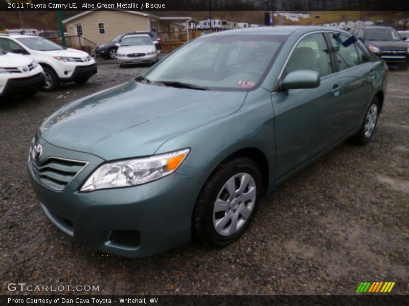 Aloe Green Metallic / Bisque 2011 Toyota Camry LE
