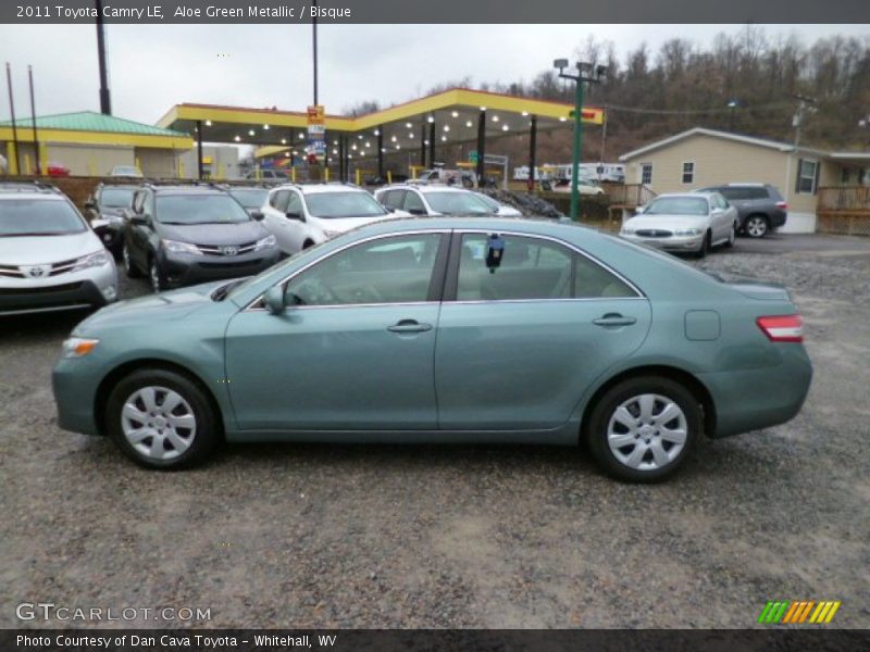 Aloe Green Metallic / Bisque 2011 Toyota Camry LE