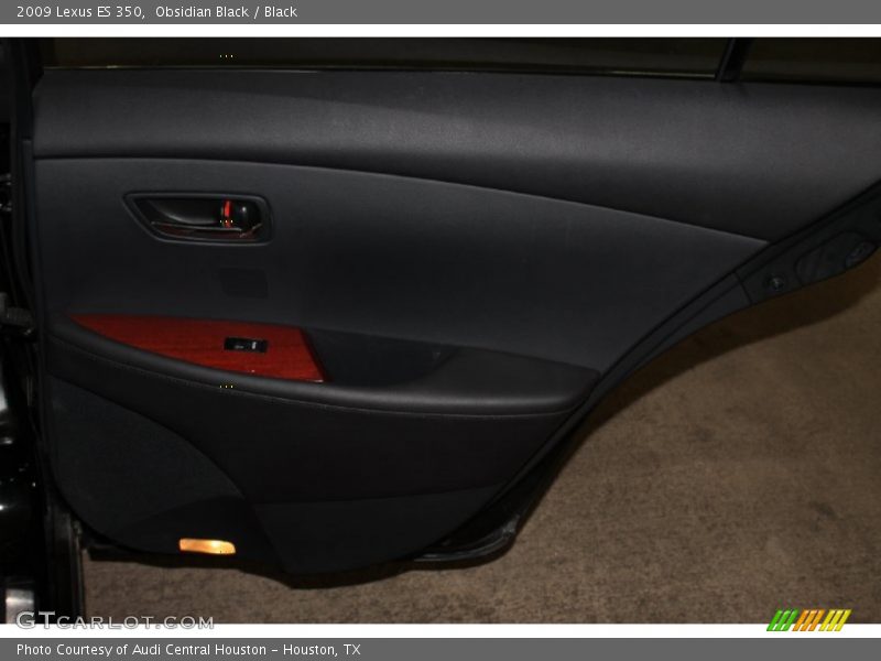 Obsidian Black / Black 2009 Lexus ES 350