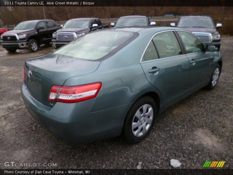 Aloe Green Metallic / Bisque 2011 Toyota Camry LE