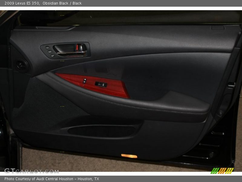 Obsidian Black / Black 2009 Lexus ES 350