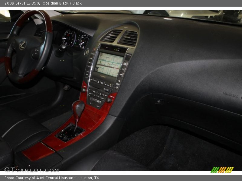 Obsidian Black / Black 2009 Lexus ES 350