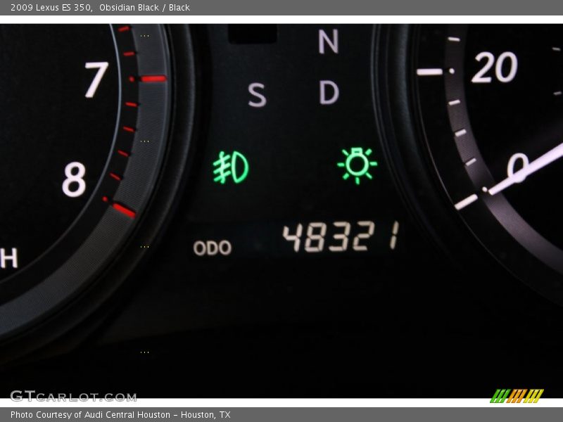 Obsidian Black / Black 2009 Lexus ES 350