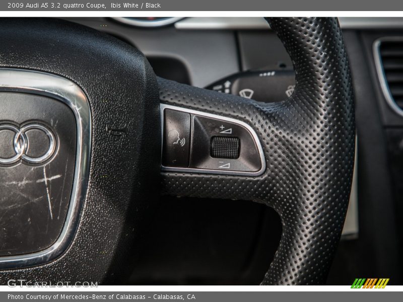 Ibis White / Black 2009 Audi A5 3.2 quattro Coupe