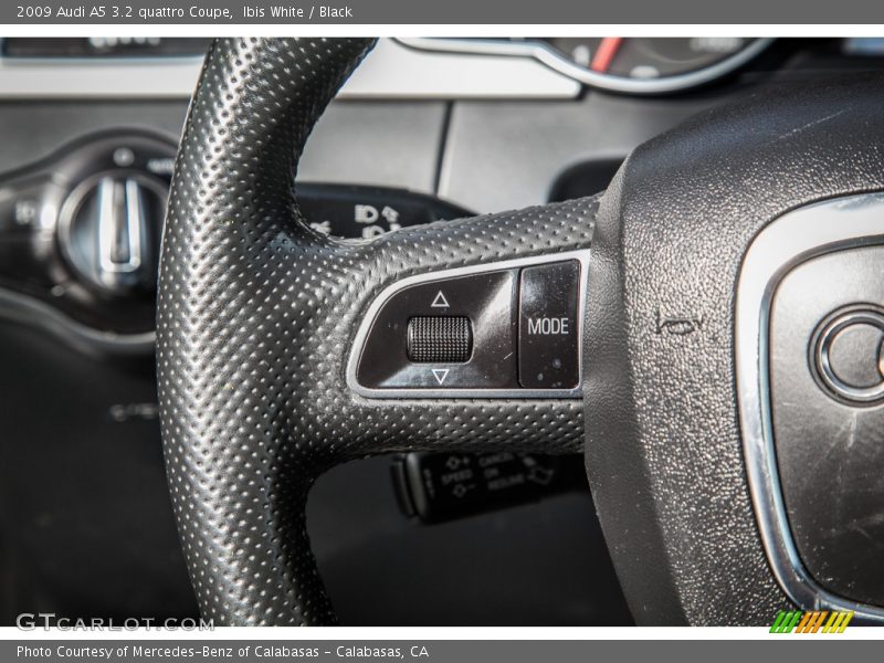 Ibis White / Black 2009 Audi A5 3.2 quattro Coupe