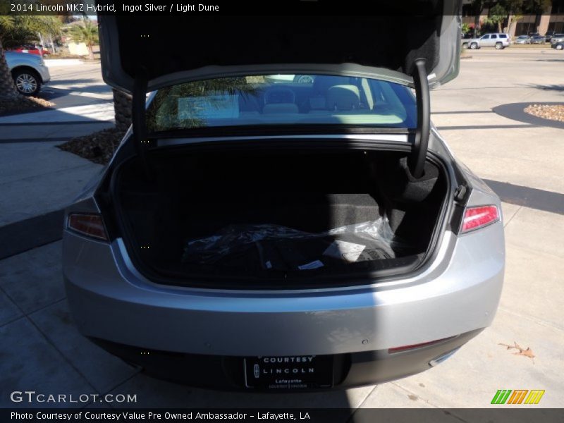 Ingot Silver / Light Dune 2014 Lincoln MKZ Hybrid
