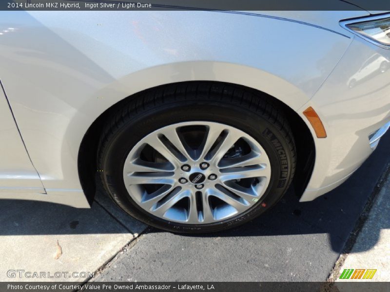 Ingot Silver / Light Dune 2014 Lincoln MKZ Hybrid