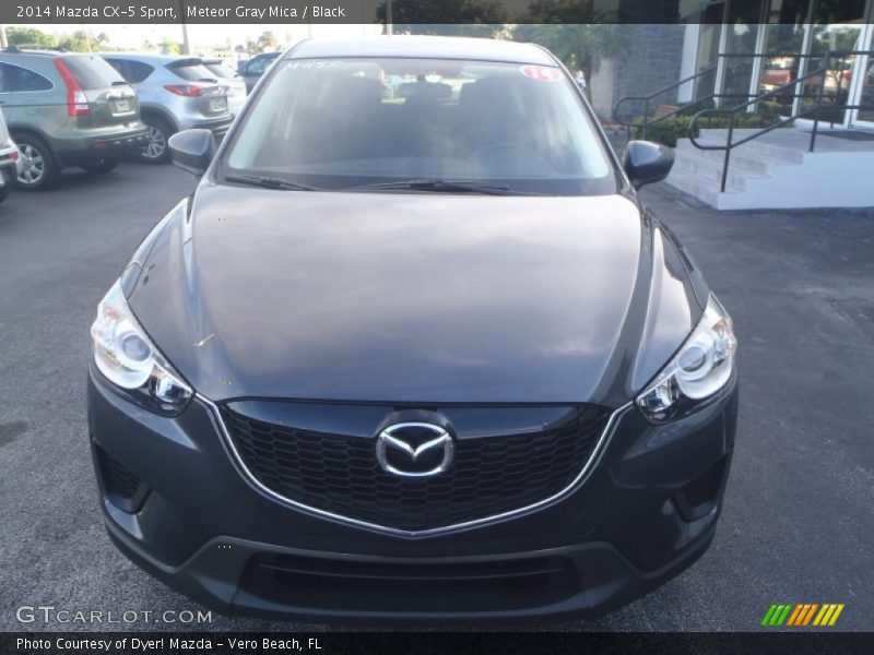 Meteor Gray Mica / Black 2014 Mazda CX-5 Sport