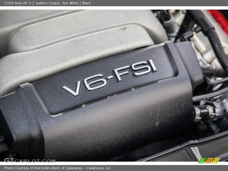 Ibis White / Black 2009 Audi A5 3.2 quattro Coupe