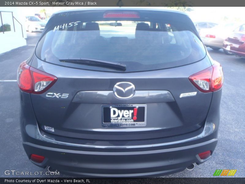 Meteor Gray Mica / Black 2014 Mazda CX-5 Sport